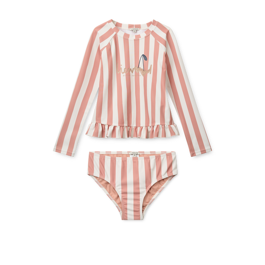Langarm UV-Bikini Dagny Stripe 🩷