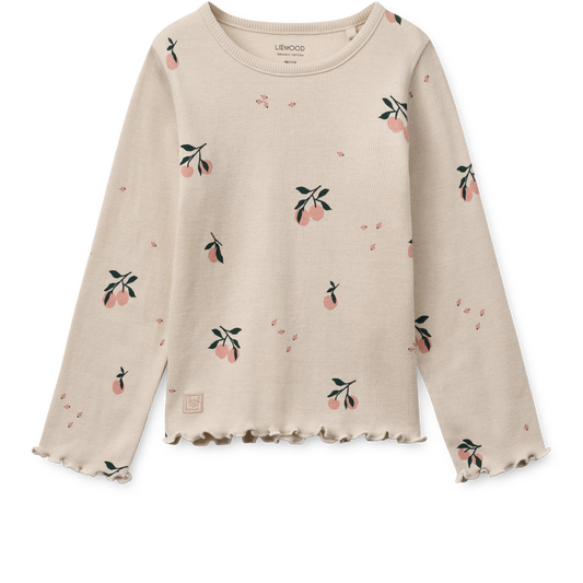 Nieve Printed Longsleeve Leo Pfirsich 🍑 Print