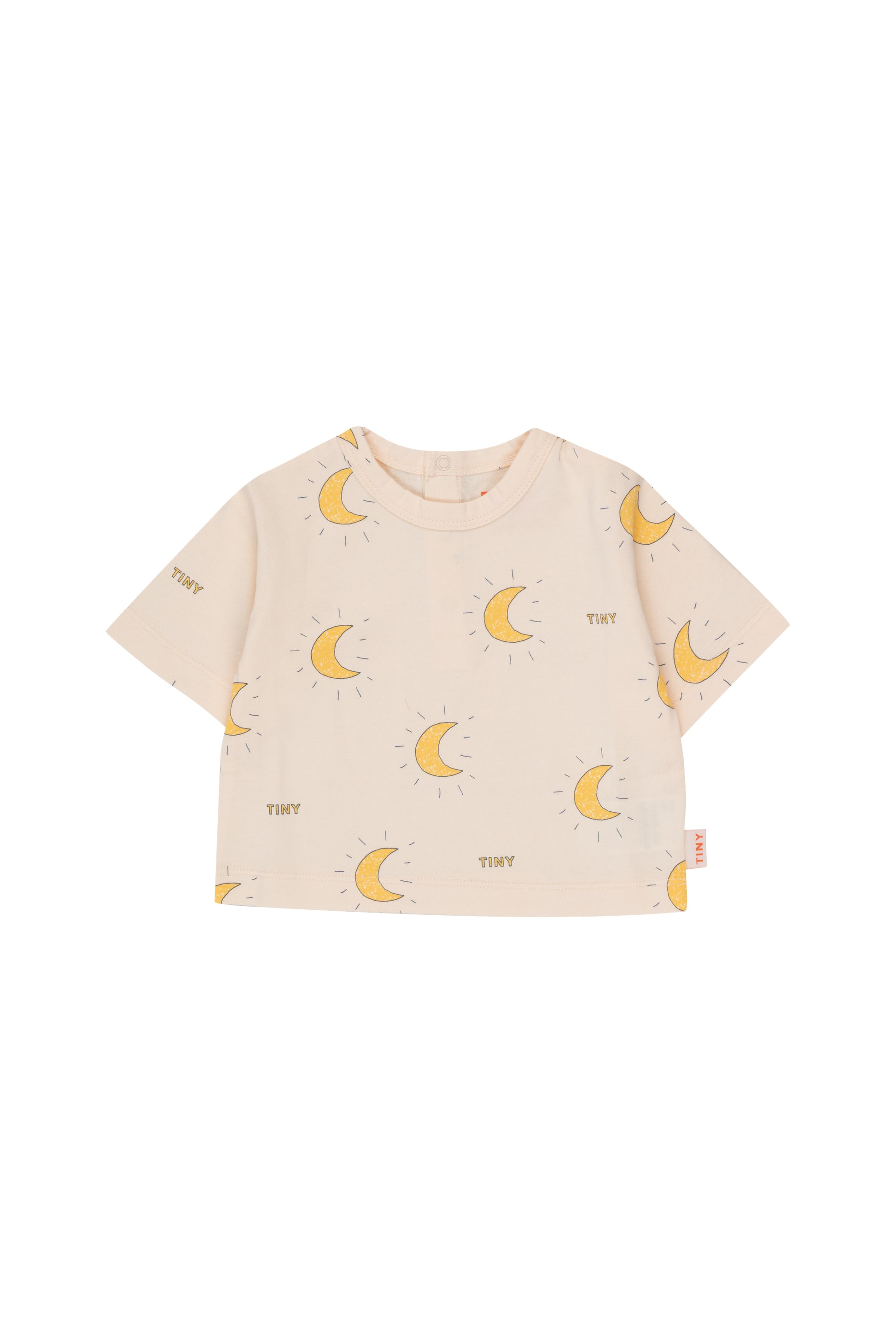 Baby T-Shirt mit allover Monden Aufdruck und Tiny Logo