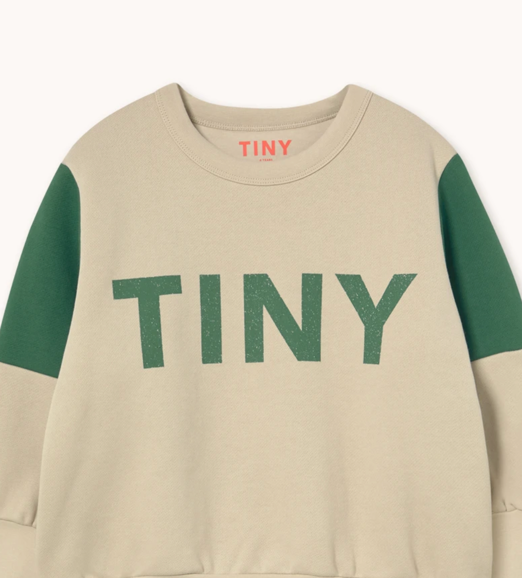 Color Block Sweater TinyCottons Dark Vanilla