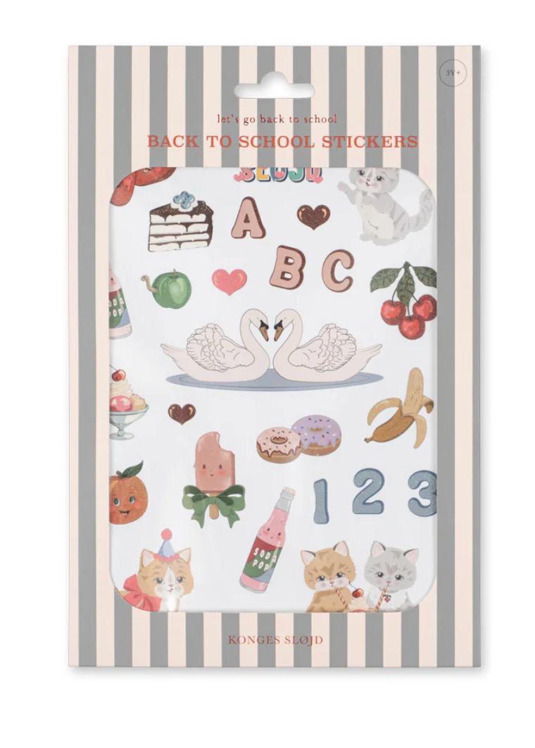 Back-to-school Aufkleber Set