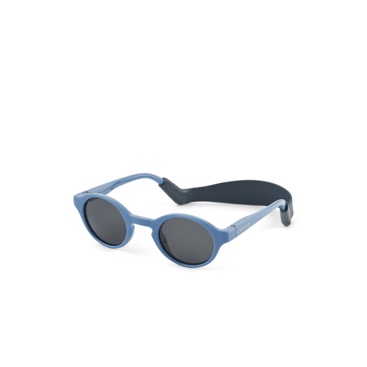 Stacey Babysonnenbrille mit Silikonband Riverside/Navy Liewood