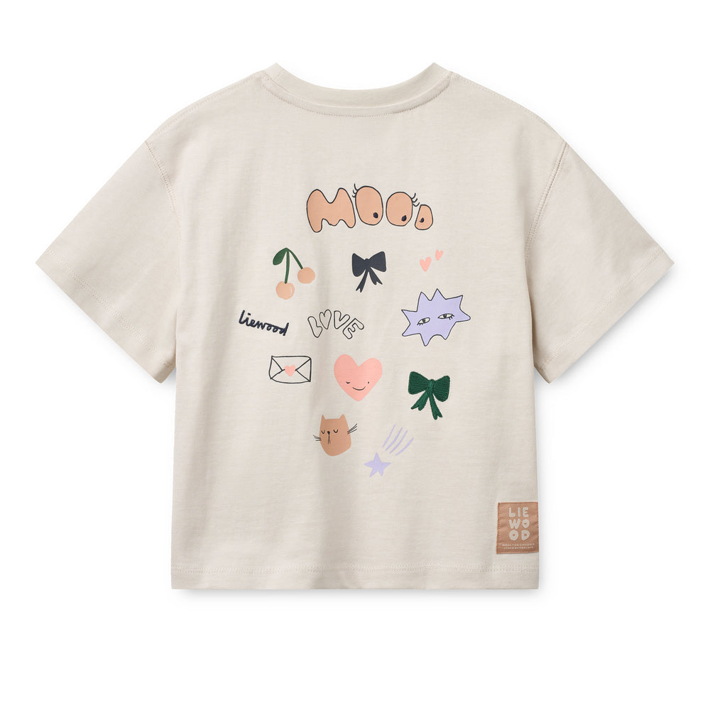 Liewood Placement T-Shirt Tyler back-to-school Print Mood