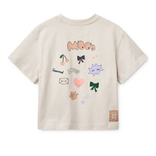 Liewood Placement T-Shirt Tyler back-to-school Print Mood
