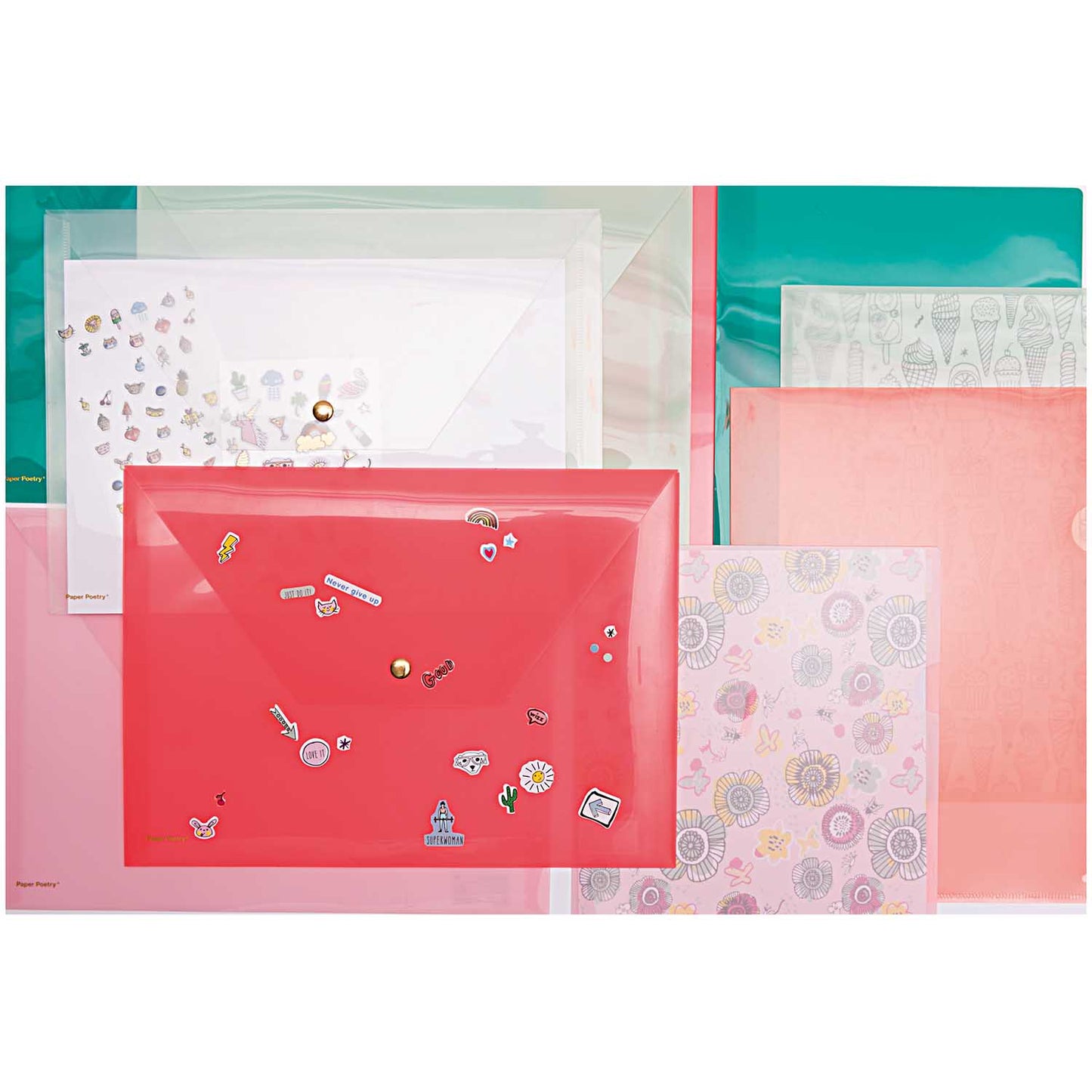 Advent calendar sticker powder/gold