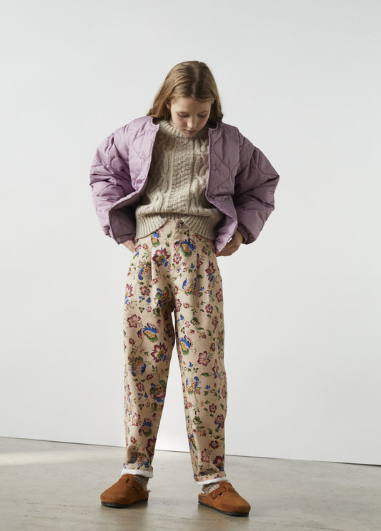 Rene Lyocell floral trousers The new society