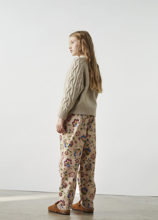 Rene Lyocell floral trousers The new society
