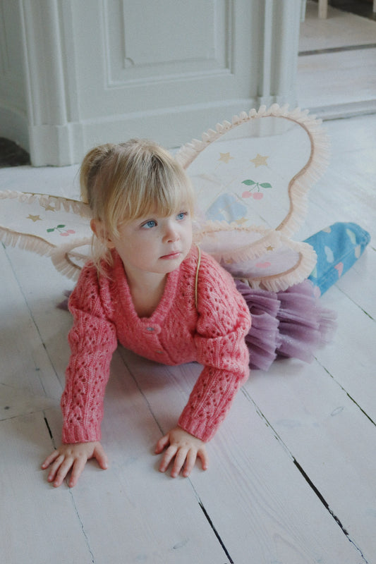 Isa Strick Cardigan Pink