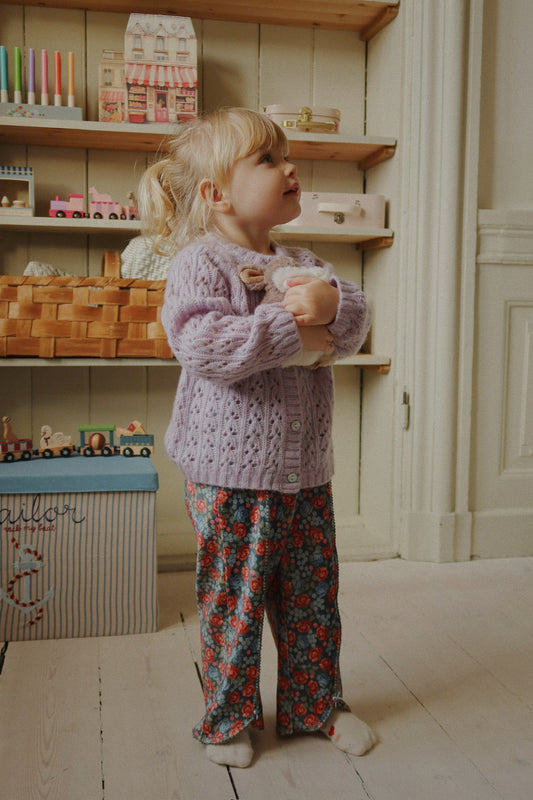 Isa Strick Cardigan Lavender Mist