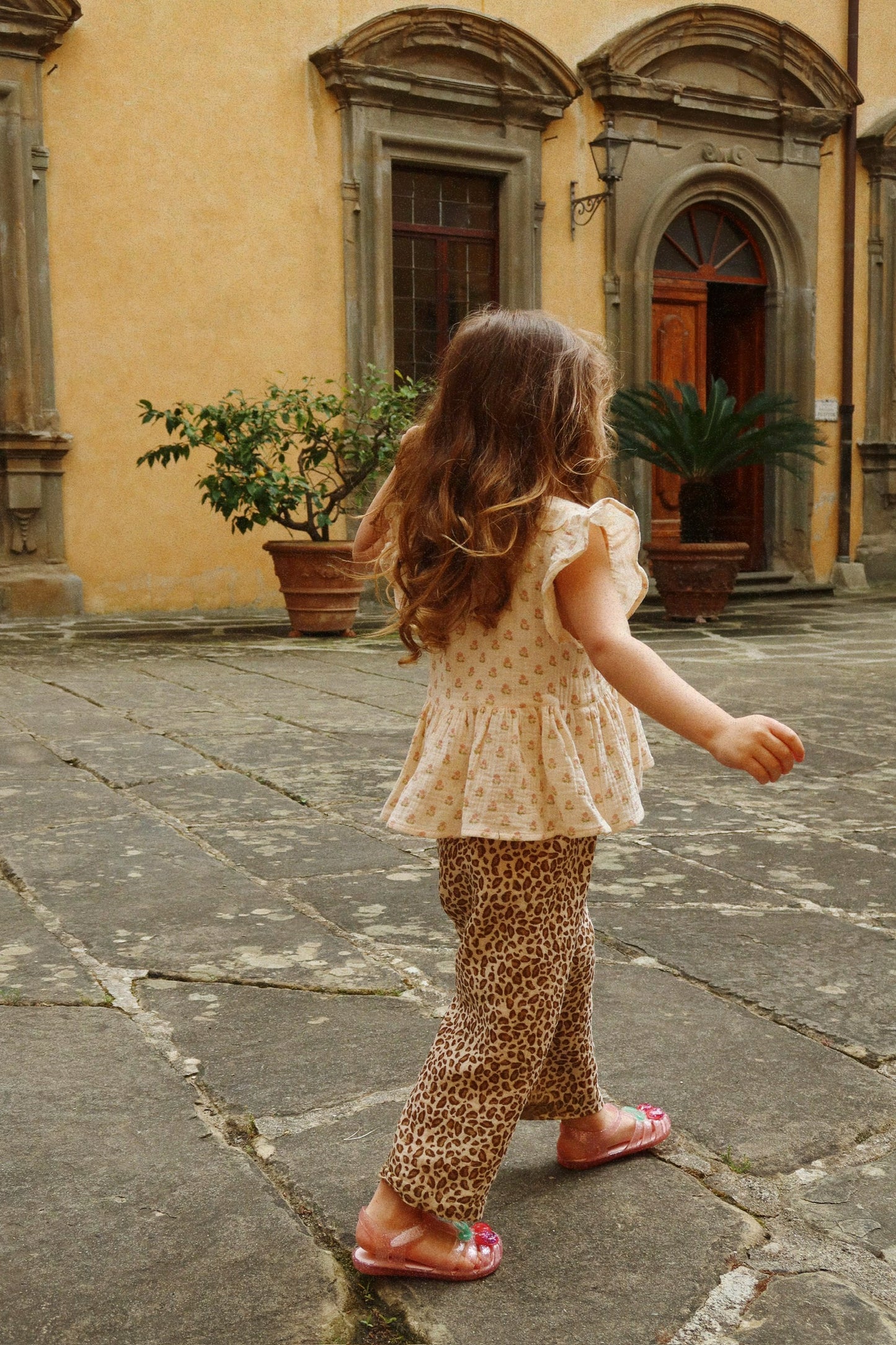 UV swim shoes Etta Vichycaro 🍌Almond Check