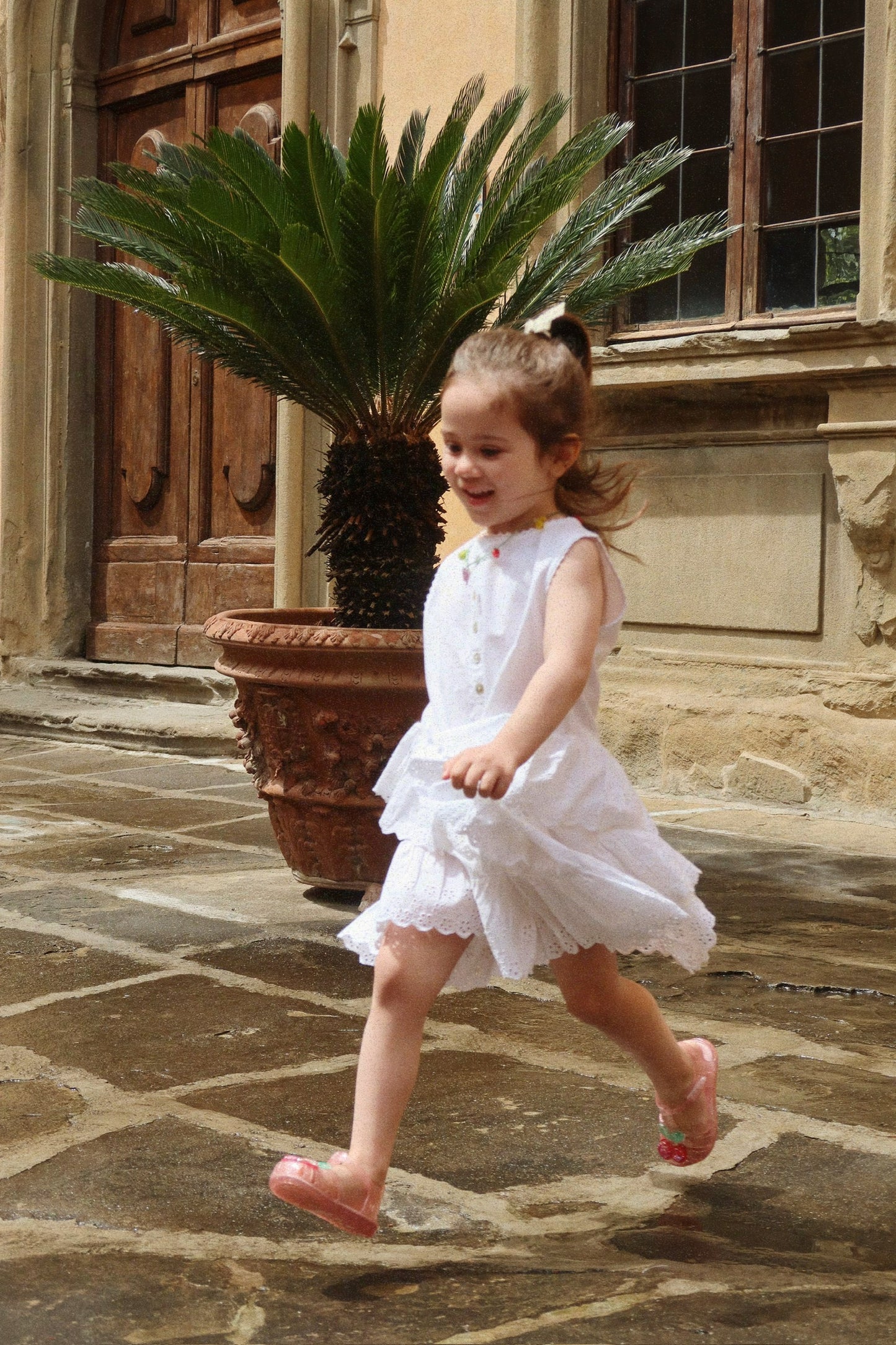 UV swim shoes Etta Vichycaro 🍌Almond Check