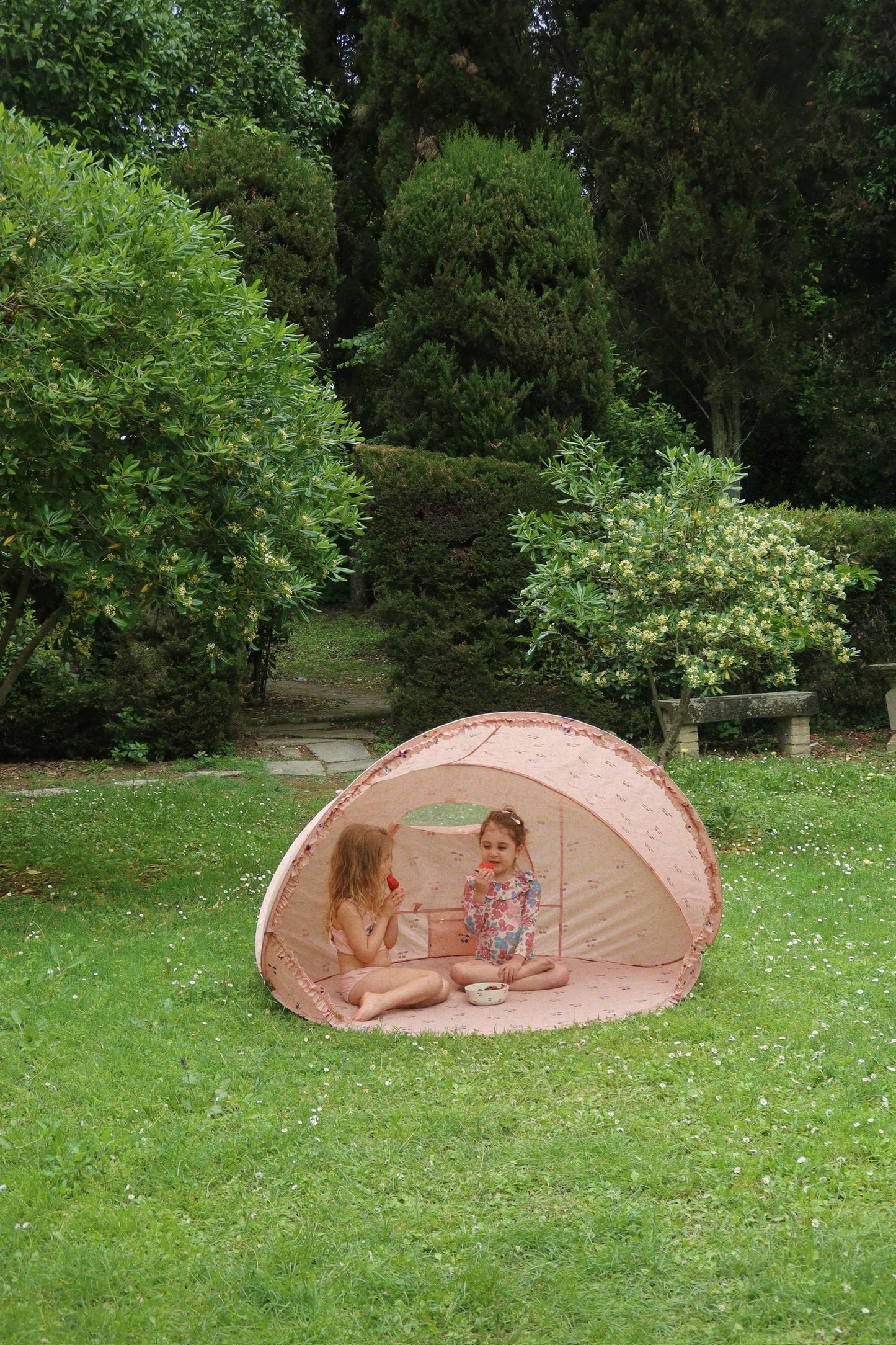 Langarm UV-Badeanzug Manuca Bloomie Grape 🍇 🌸🪻