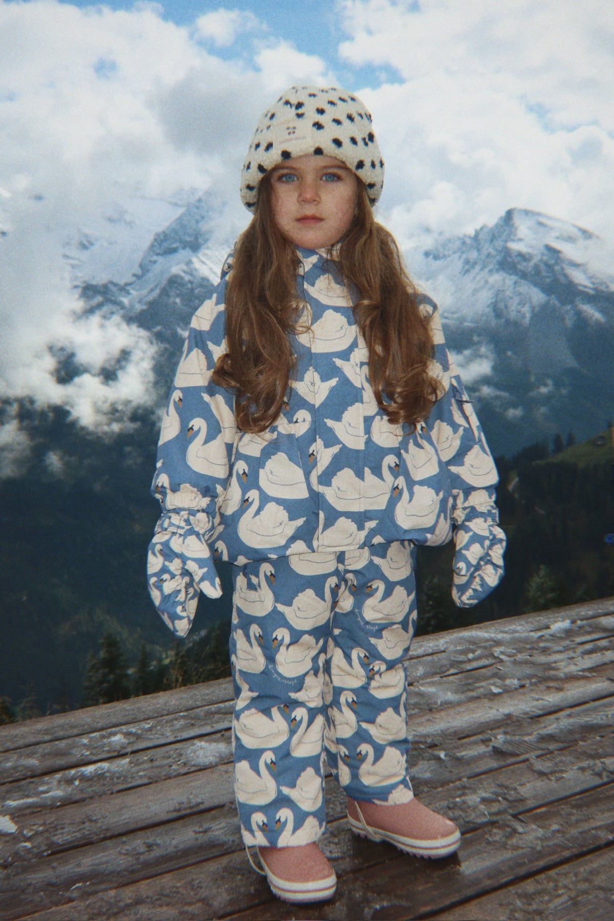 Mismou Frill Snow Jacket 🦢 ✨Swan