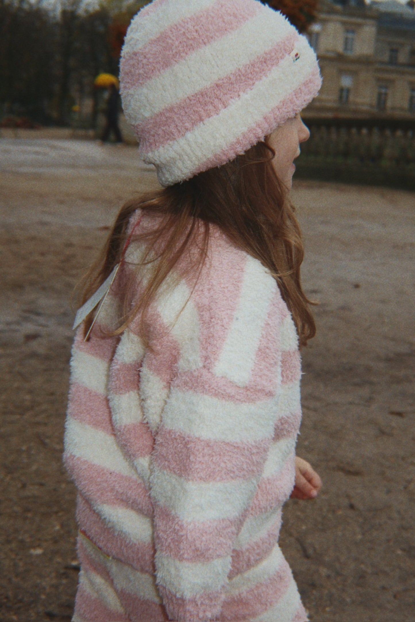 Softy Beanie 🩷🪷Rosy Stripe