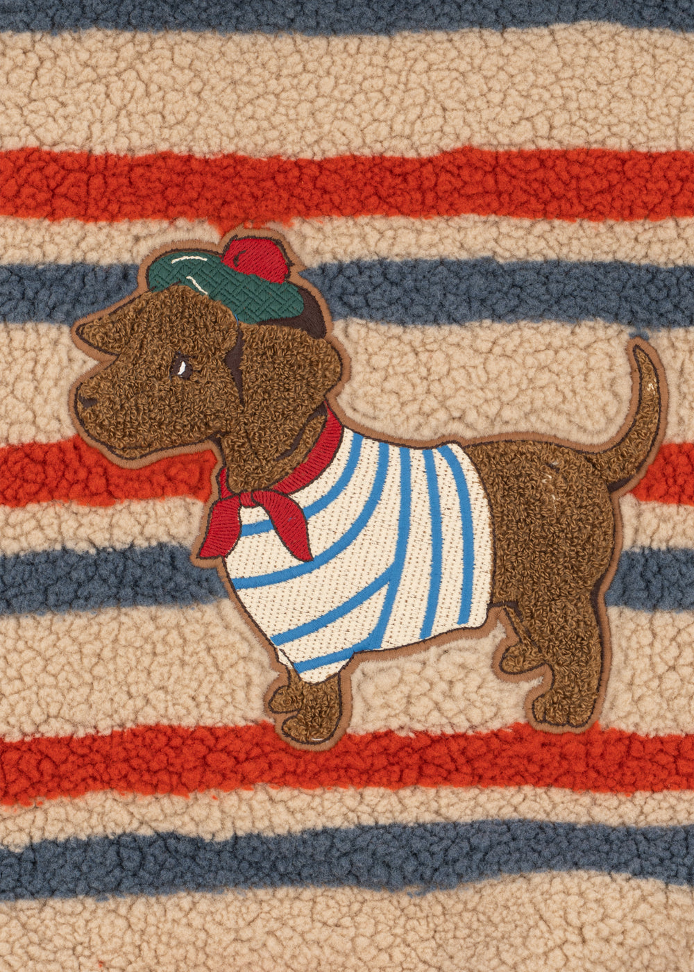 Jody Teddyjacke 🐶🦴 Tangerine Stripe
