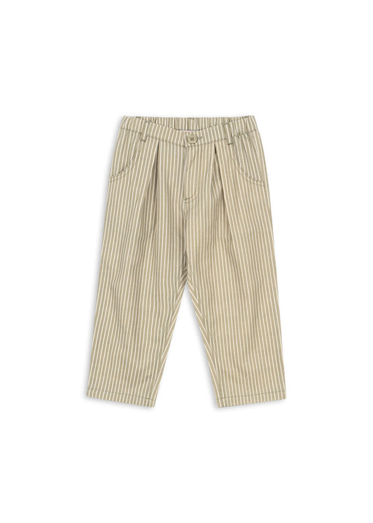 Frankie Pants GOTS Tea Stripe