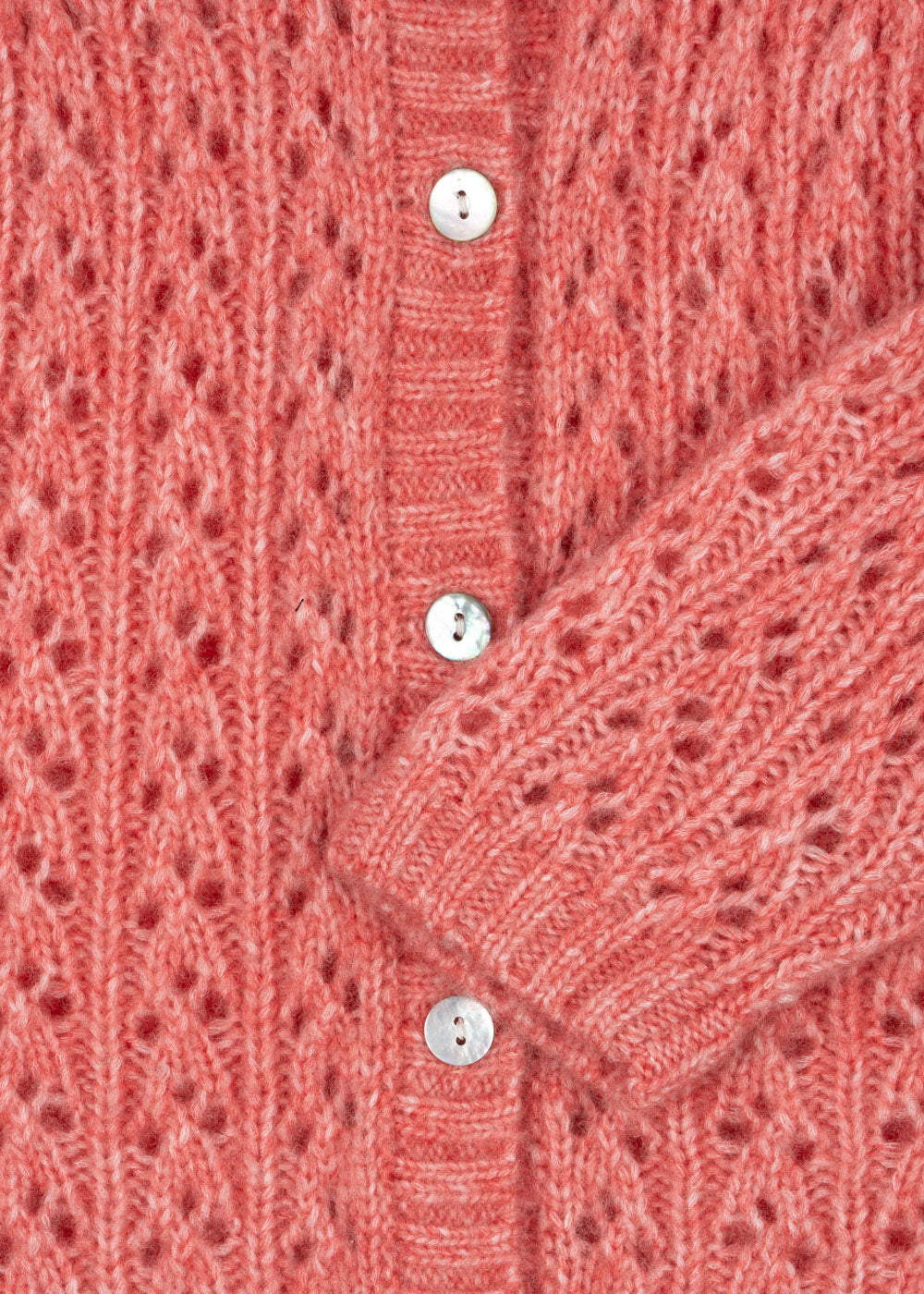 Isa Strick Cardigan Pink