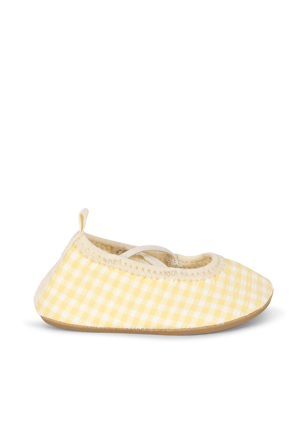 Etta UV protection Swim Slippers Vichycaro 🍌Almond Check