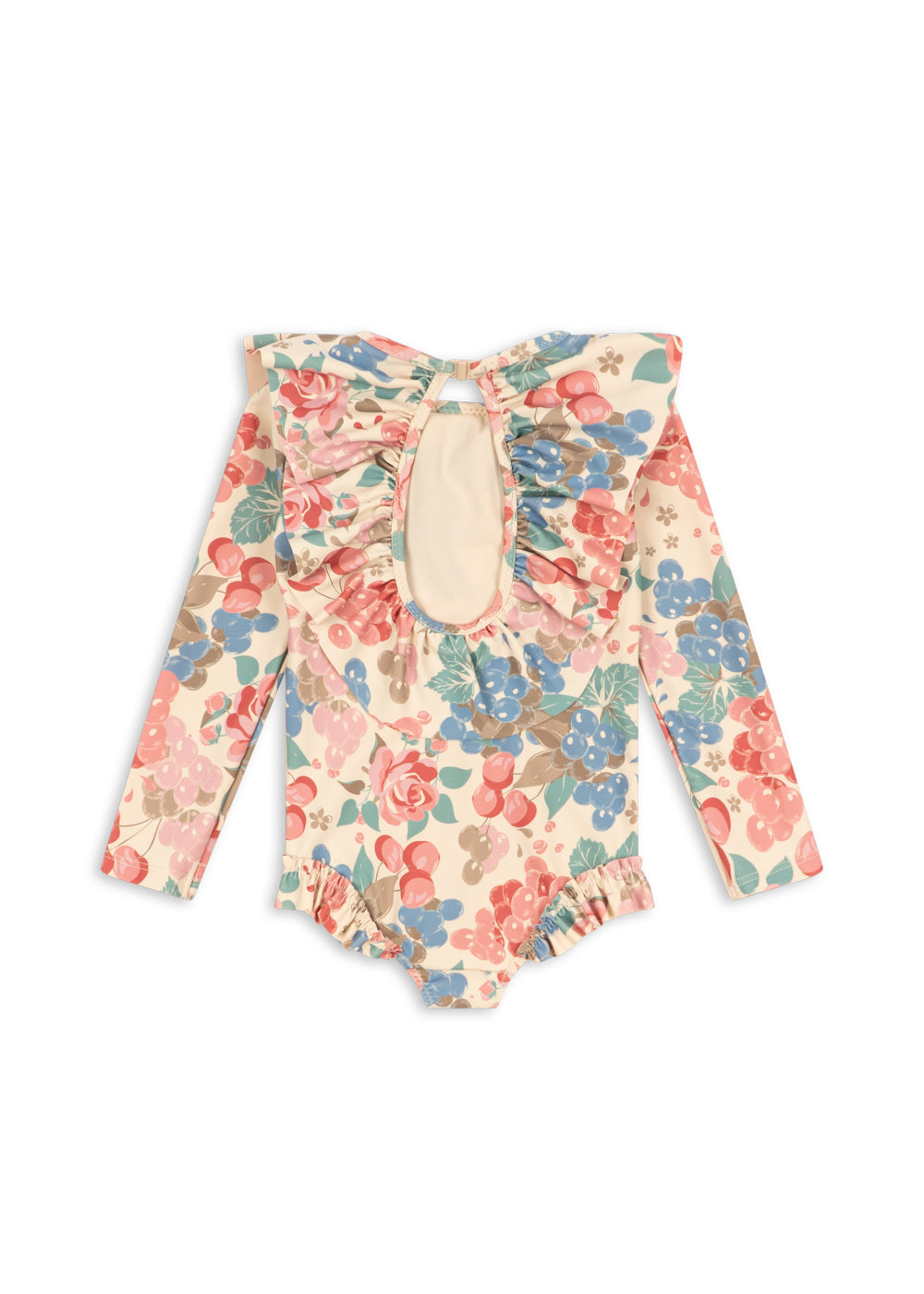 Langarm UV-Badeanzug Manuca Bloomie Grape 🍇 🌸🪻