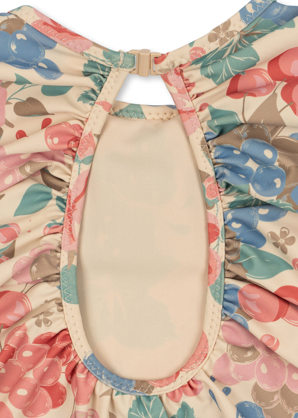 Detail Rückenausschnitt Manuca Swim Suit Bloomiey Grape von Konges Slojd  KS104989 