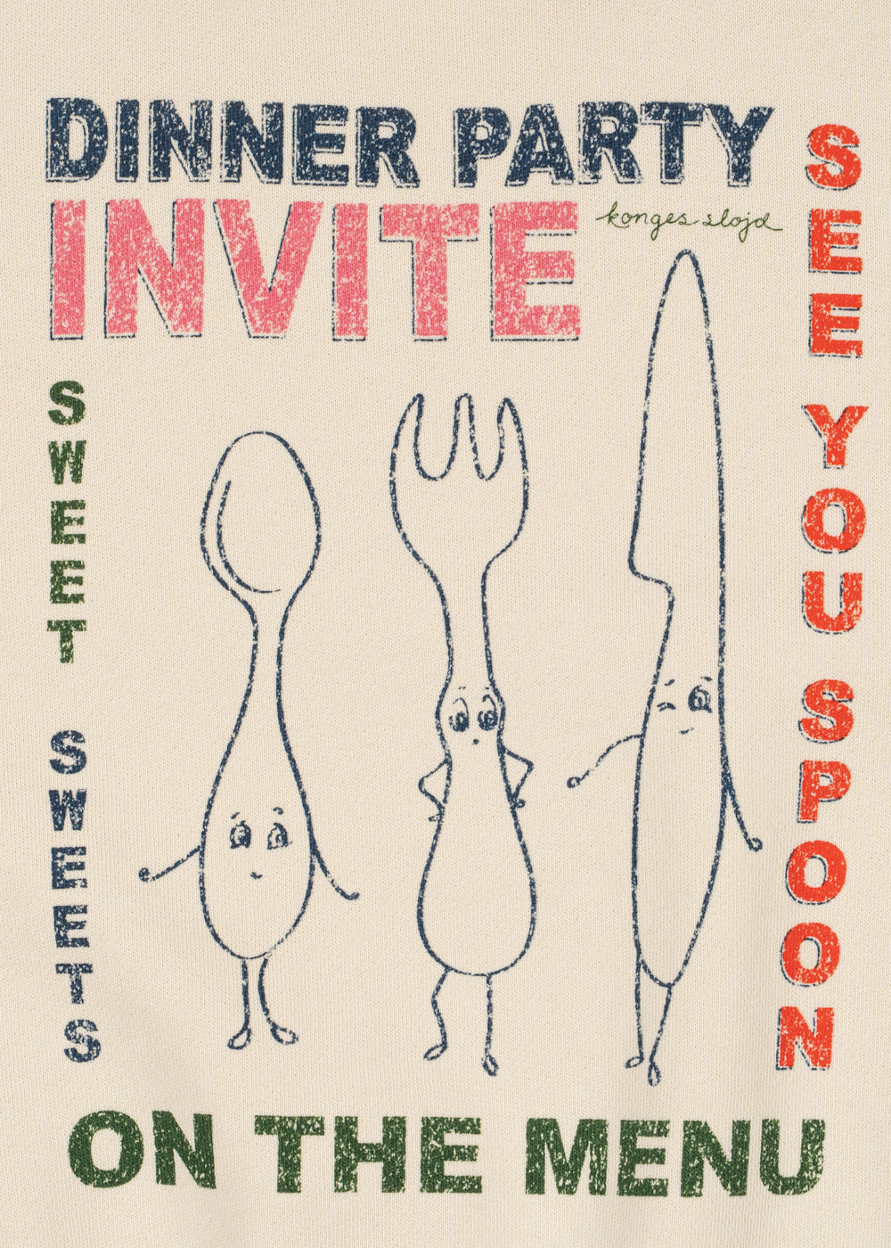 Cooler unisex Kindersweatshirt Print von Konmges Slojd Dinner Party Invite