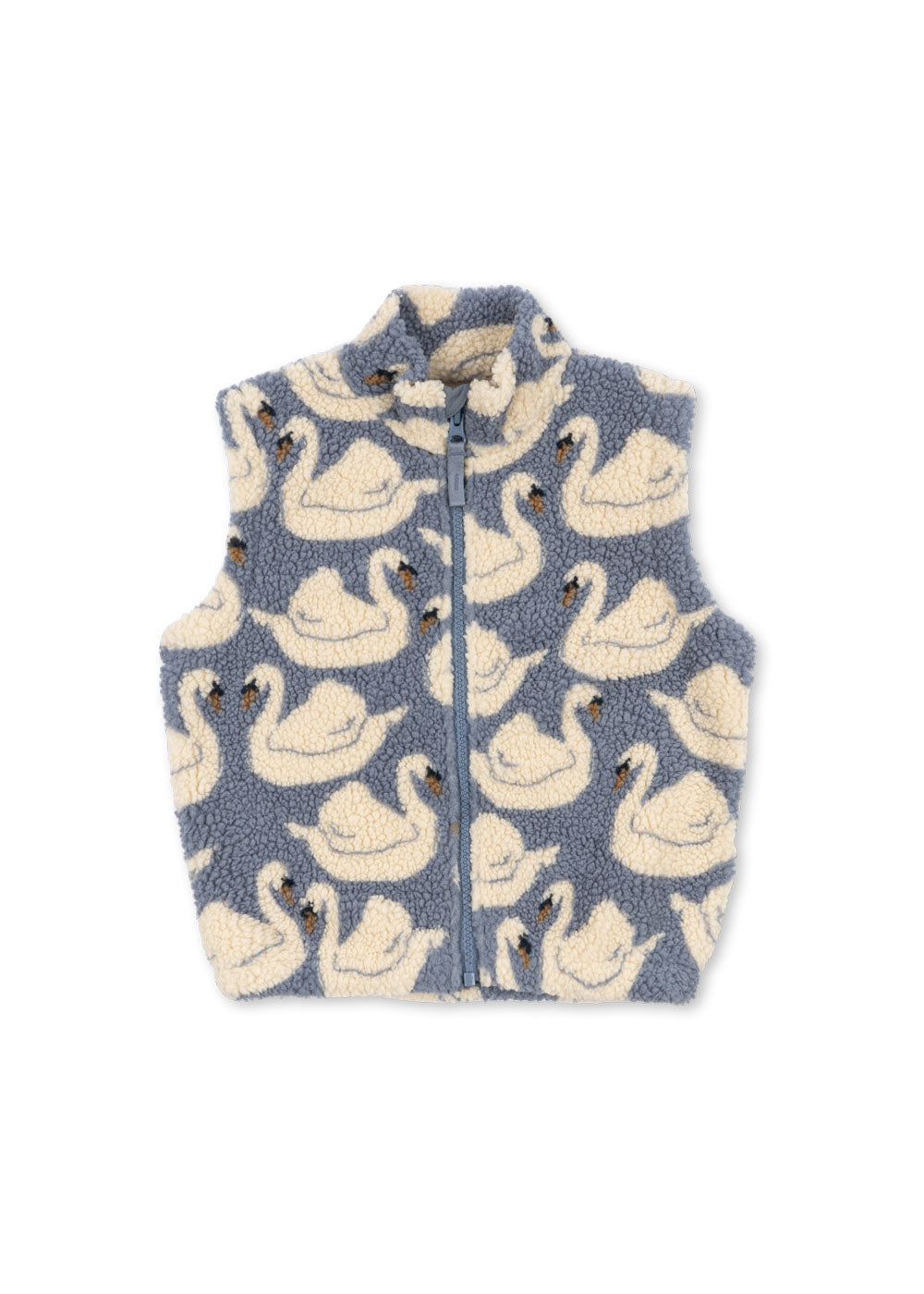 Jody Teddy Vest Swan 🩵🦢
