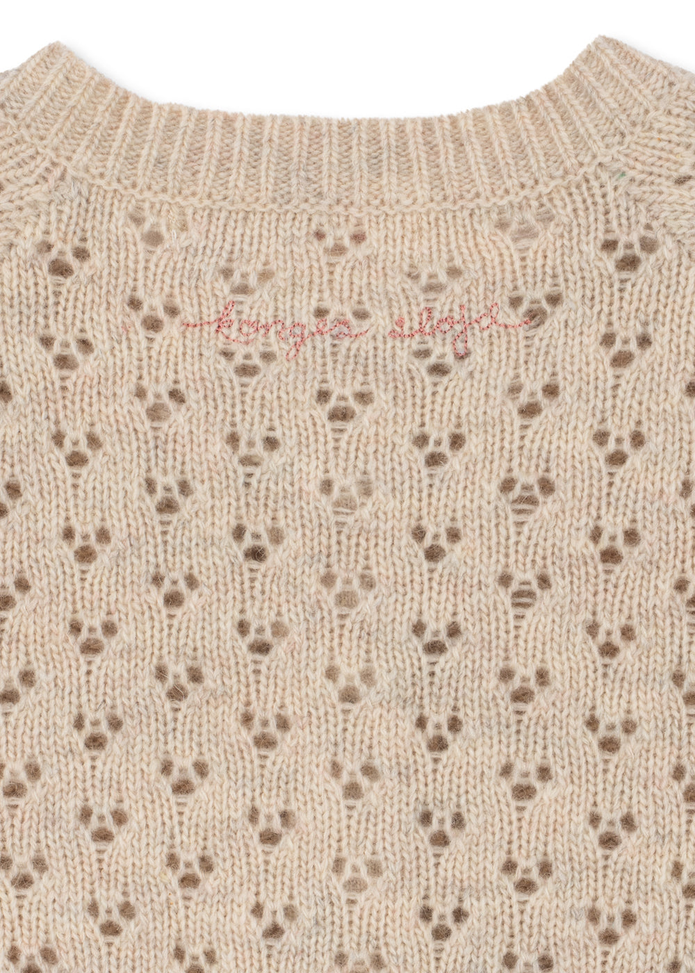 Pointelle Strickjacke Belle detail 
