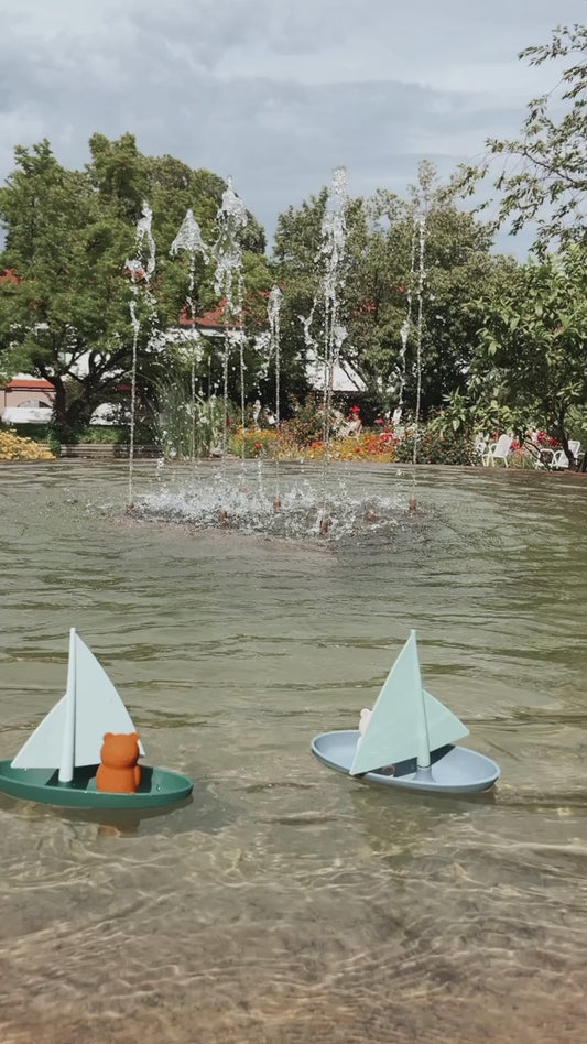 Badespielzeug Schiffchen Ensley Whale blue 2er Set