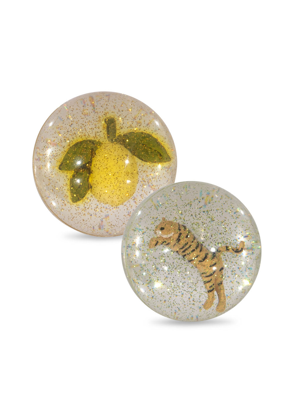 Gummiflummis mit Glitzer und süßen Figuren 🍋🦢🍒🎀🐩🐼✨