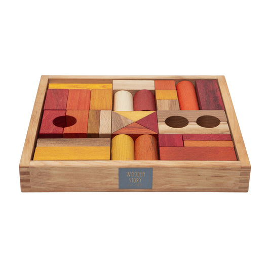 Wooden Blocks Herbst 30 Stück