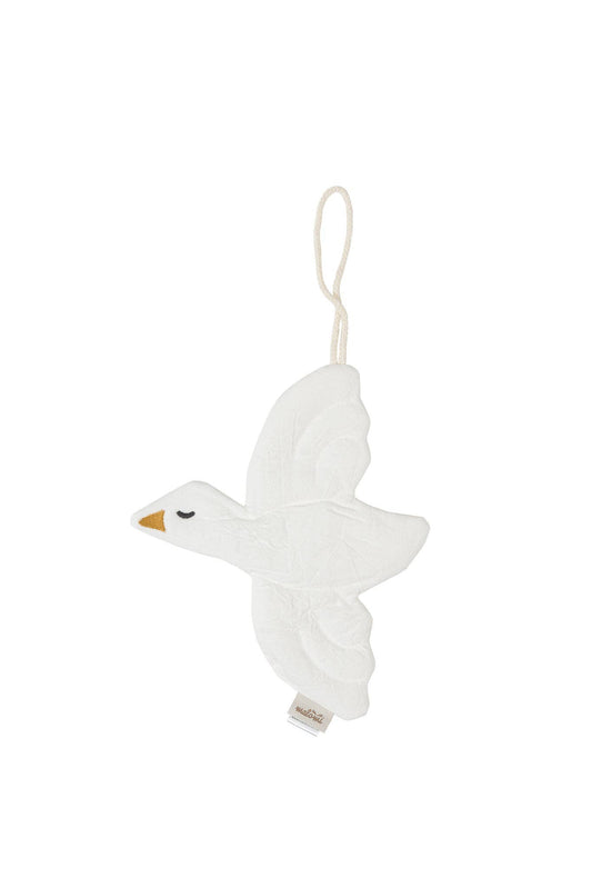 Bird ecru pacifier toy