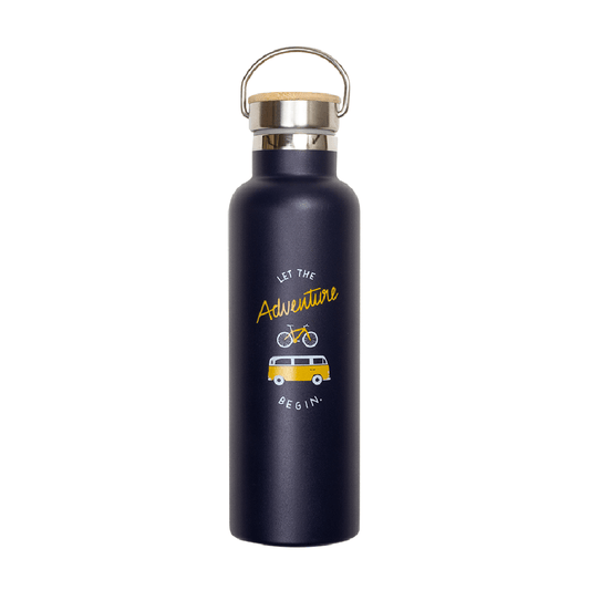 Insulated stainless steel bottle “Let the Adventure begin”