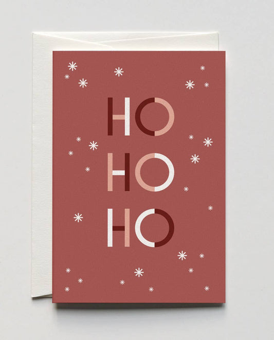Karte Lucky Letters Ho Ho Ho