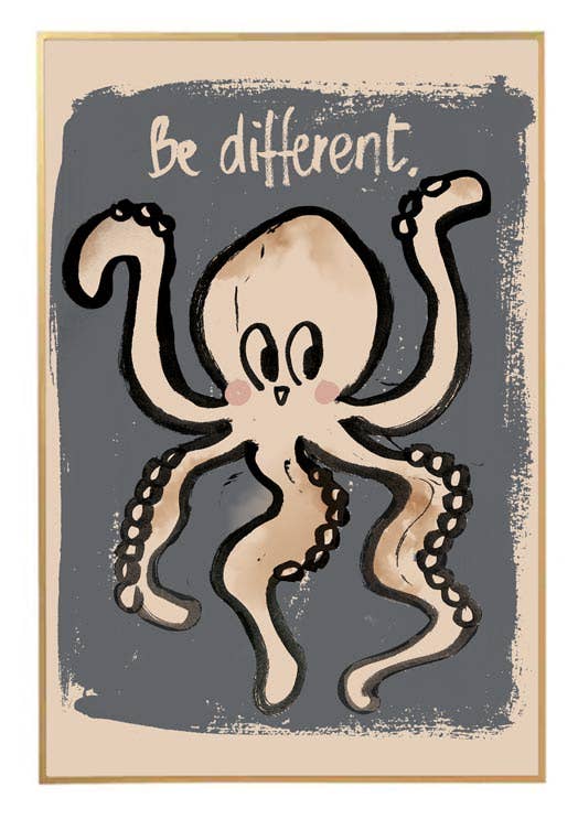Poster Octopus 50X70 cm