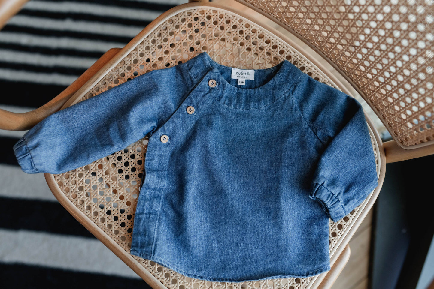 Baby Denim Shirt “Breastfeed'Jean”