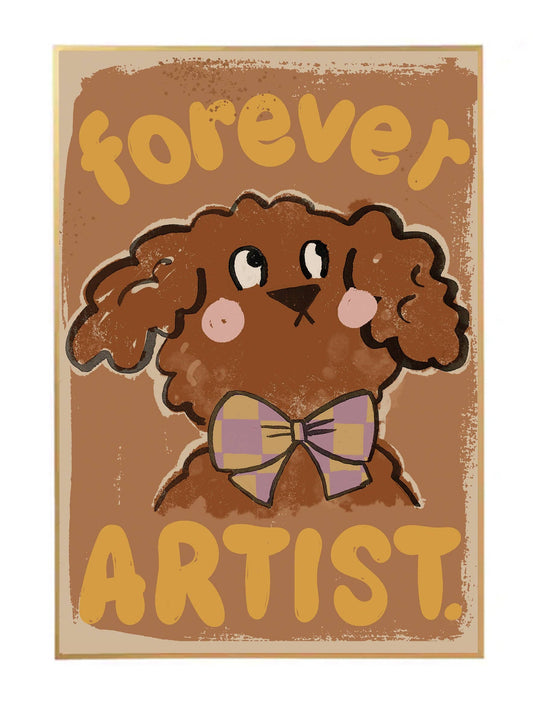 Poster Labrapoodle 50X70 cm