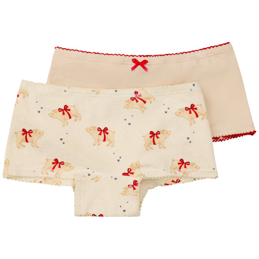 Panties set of 2 marzipan/sand