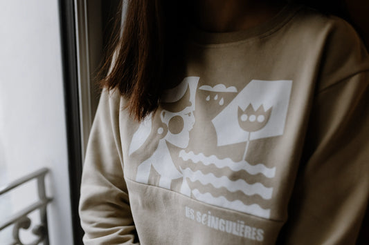 MamaSweater “Les Seingulières” light khaki