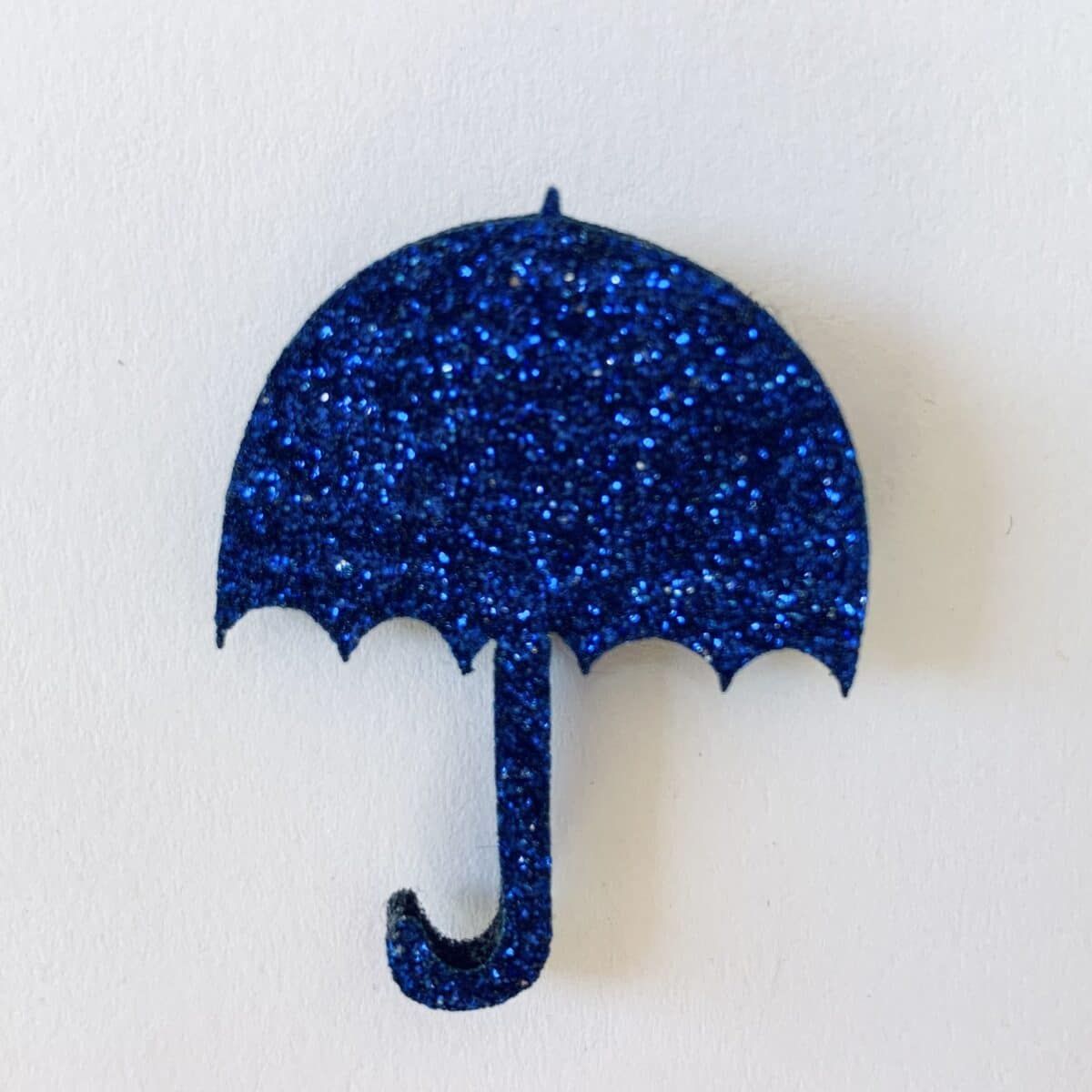 Glitzer Pin Regenschirm