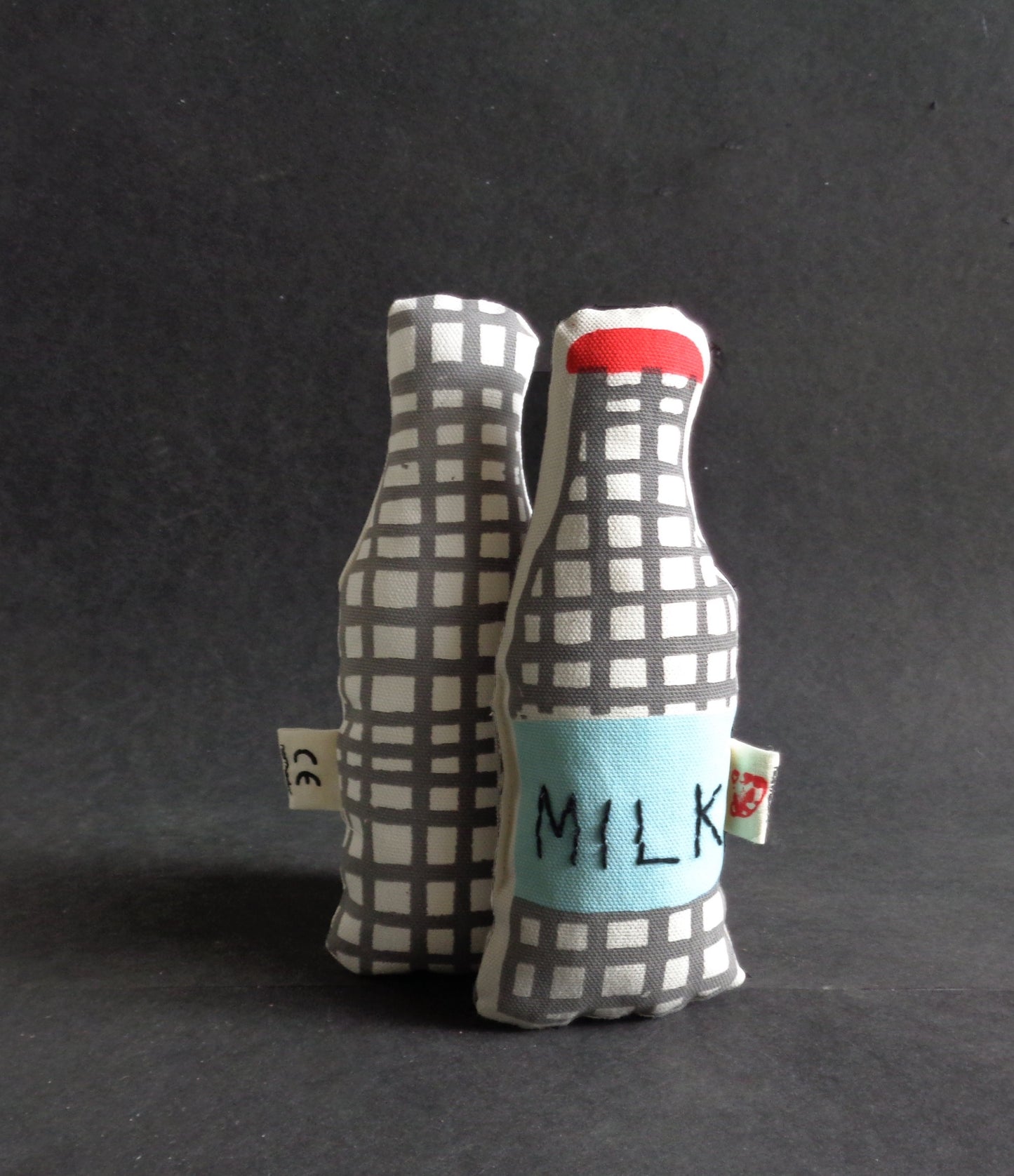 Milk &amp; Fried Egg RattleSoft toy