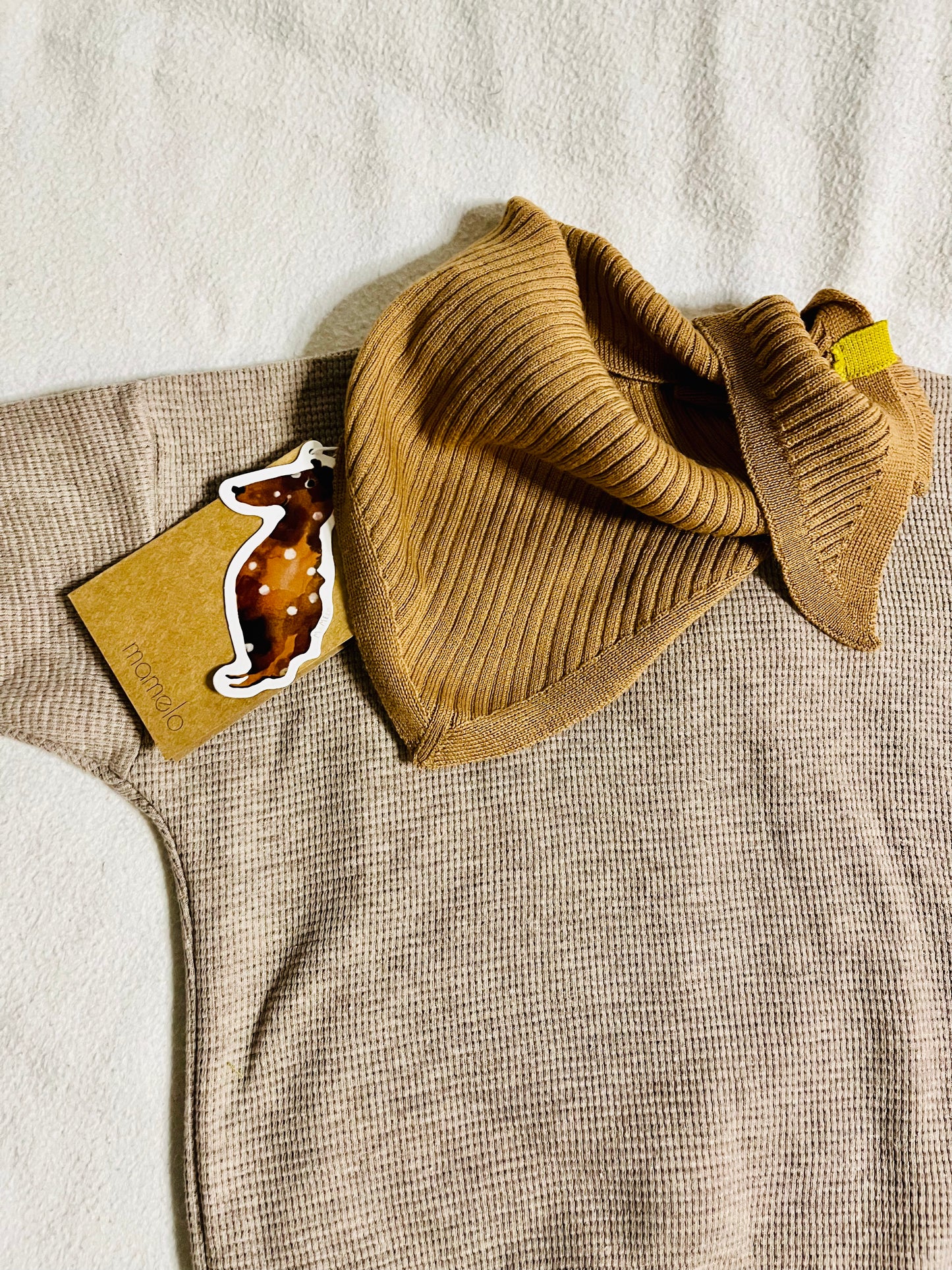 Oversized Waffeljersey Sweater "FEO"