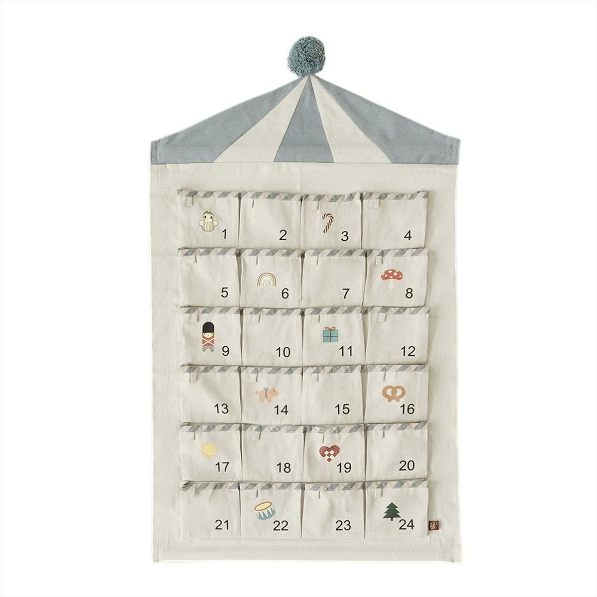 Zirkus Adventskalender Natur/Blau