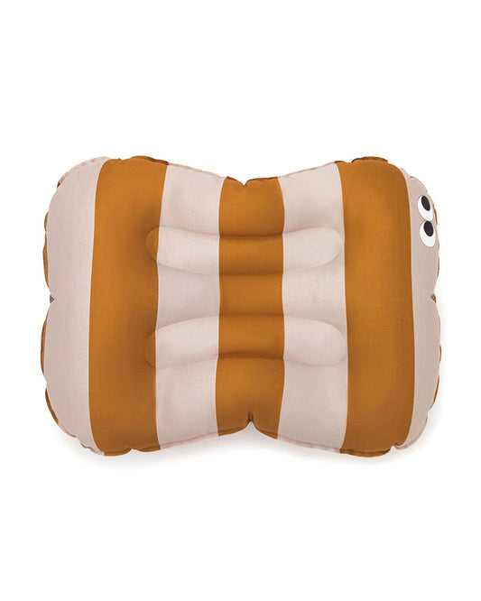 Seat cushion to-go stripe nude/mustard