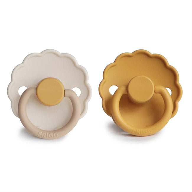 Daisy Chamomile/Honey pacifier set of 2