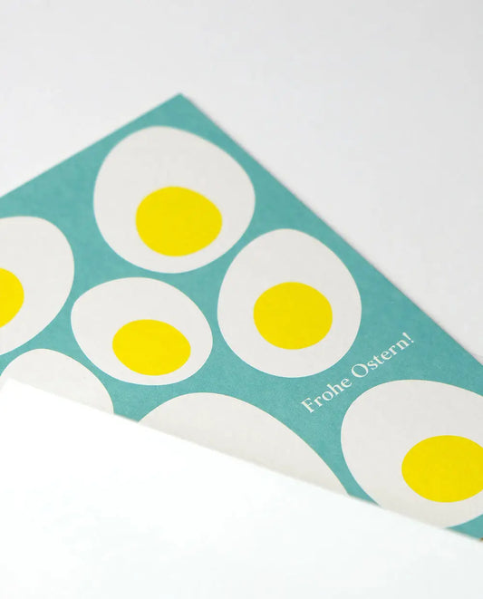 Uova fritte della carta di pasqua