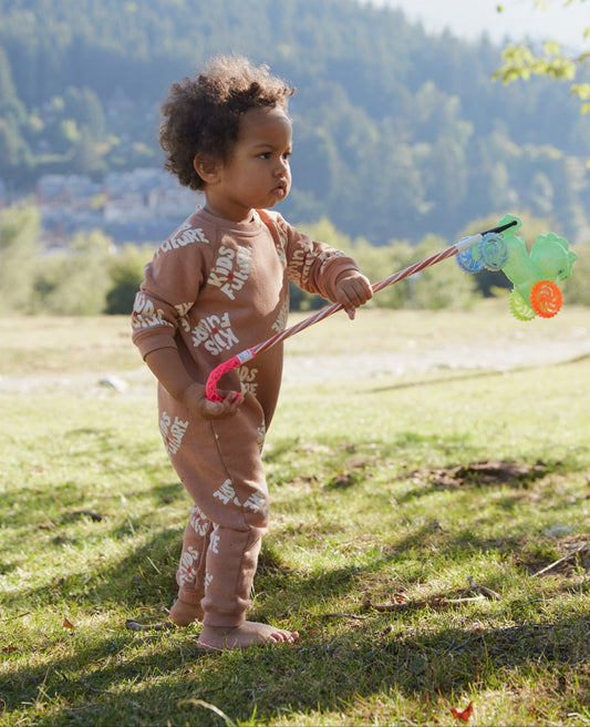 Kids = Future Romper Caramel