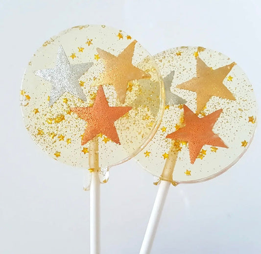 Star Sparkle Lollipop Champagne
