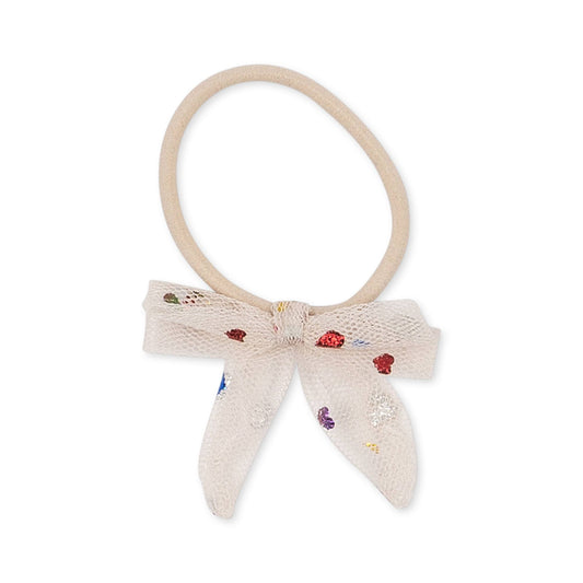 Tulle bow hair ties set of 4