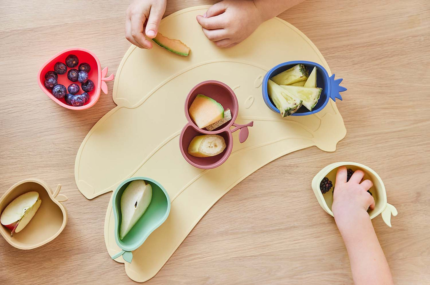 Ananas und Apfel 🍏 Snackschalen Set