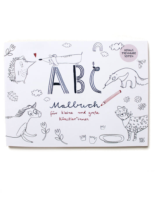 ABC Malbuch von Halfbird
